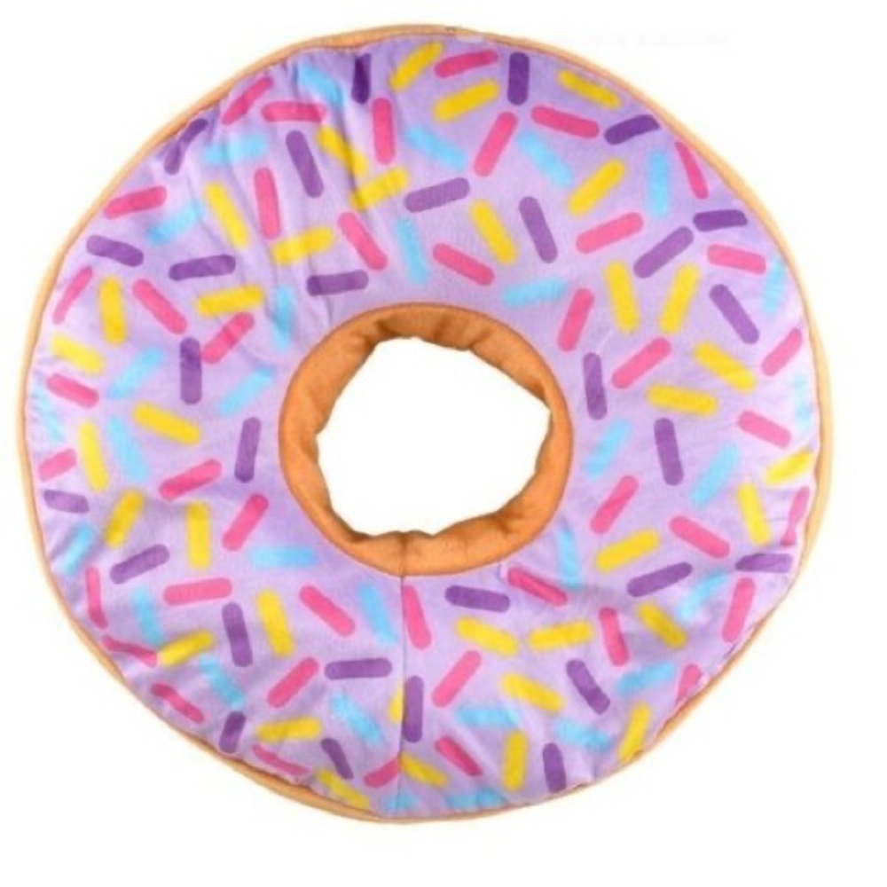 purple donut pillow